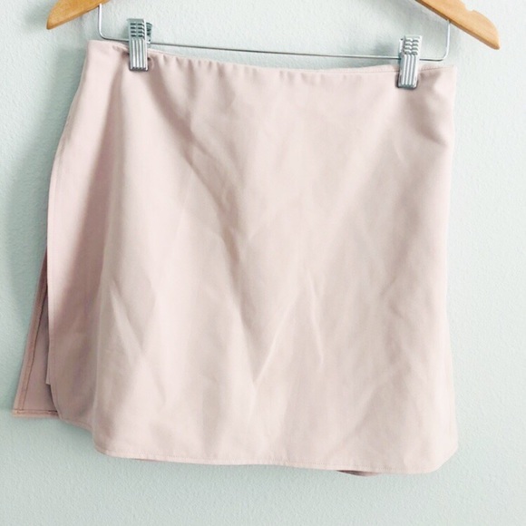 Express Pants - Express Light Pink Slit Skort | Sz 6